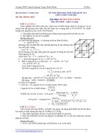 Đề dự bị HSG quốc gia 2007