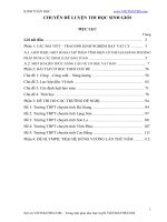 Chuyên đề ôn thi HSG lý 11