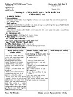 giao an dai so 9 hk1