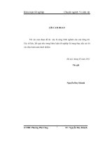 Nghiên cứu ảnh hưởng của tỷ lệ S V tới khả năng tạo màng BC từ vi khuẩn Acetobacter Xylinum BHN2