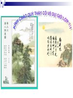 Bài TĨNH DẠ TỨ