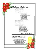 thơ về ngày 20-11