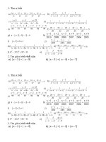 bài tạp phương trình lớp 7