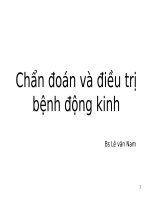 Chẩn đoán và điều trị bệnh động kinh