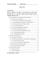 kế toán doanh thu và chi phí kinh doanh của công ty cổ phần xây dựng và chế biến lương thực vĩnh hà