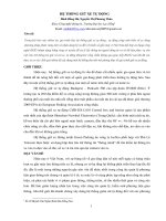 Báo cáo nghiên cứu khoa học hệ thống giữ xe tự động