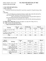 Kiểm tra vật lý 9 tiết 22 ma trân