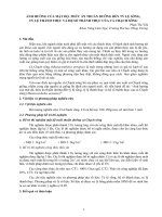 ẢNH HƯỞNG CỦA MẬT ĐỘ, THỨC ĂN THUẦN DƯỠNG ĐẾN TỶ LỆ SỐNG,  TỶ LỆ THÀNH THỤC VÀ HỆ SỐ THÀNH THỤC CỦA CÁ CHẠCH SÔNG