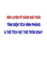 Luyện Thi ĐH 2013 ứng dụng tích phân