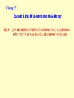 QUÁ TRÌNH PHÁT TRIỂN CỦA PTGPDT VÀ...