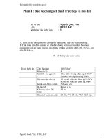 BÀI TẬP DÀI MÔN KĨ THUẬT ĐIỆN CAO ÁP (ĐỀ 7)