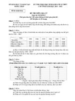 Đề thi HSG cấp tỉnh môn Địa lý ( 2011-2012)