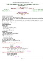 VẼ TRANH CỔ ĐỘNG  GIÁO ÁN THANH TRA TD