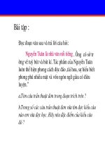 TIẾT 118 CÂU TRẦN THUẬT ĐƠN KHÔNG CÓ TỪ LÀ