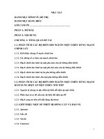 Tính toán, thiết kế mạng điện một chiều cho phòng thí nghiệm khoa cơ khí động lực