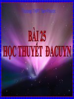 BAI 25 HOC THUYET TIEN HOA LAMAC VA DACUYN