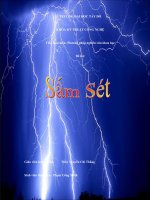 Tiểu luận đề tài sấm sét