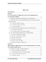 giải pháp nâng cao hiệu quả kinh doanh tại công ty cổ phần sông đà 12