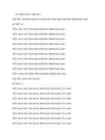 ke hoach day tu chon hoa 9