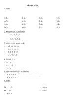 bài tập ôn giữa kỳ 1 lop 1
