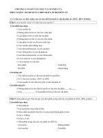 Trắc nghiệm sinh học K12