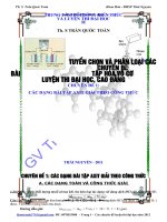 Chuyen đề Giai theo Công thức KL và axit Đã đính chính
