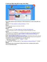 Cách tạo hiệu ứng lật trang trên blog