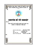 thúc đẩy xuất khẩu hàng may mặc tại công ty tnhh may tinh lợi