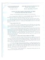 HD hoạt động kỷ niệm ngày 20/11/2011