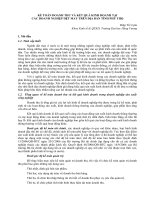 KẾ TOÁN DOANH THU VÀ KẾT QUẢ KINH DOANH TẠI  CÁC DOANH NGHIỆP DỆT MAY TRÊN ĐỊA BÀN TỈNH PHÚ THỌ