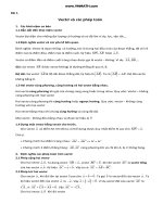 Bài tập vecto nâng cao