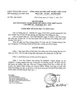 Điều lệ HKPĐ tỉnh KG năm học 2011-2012