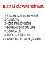 Kiến thức địa lí dành cho gv tiểu học (phần 3)
