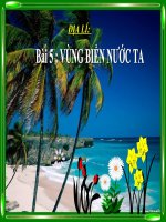 bài 5 :Vùng biển nước ta