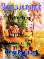 thăm nhà bà - giáo án mầm non lớp 3 tuổi