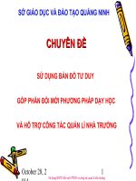 Sử dụng BDTD trong dạy học và quản lý