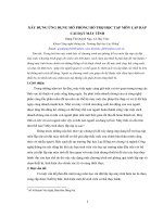 Xây dựng ứng dụng mô phỏng hỗ trợ học tập môn lắp ráp và cài đặt máy tính (tt)