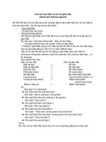 Câu nói trực tiếp, câu nói gián tiếp