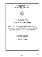 VIÊN CHỨC LÀ AI? KHÁC GÌ VỚI NGƯỜI LAO ĐỘNG; CÔNG CHỨC, CÁN BỘ? NÊU CÁC VĂN BẢN QUY PHẠM PHÁP LUẬT VỀ VIÊN CHỨC?