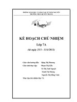 kế hoạch thực tập giáo dục