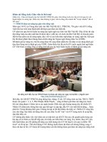 Khảo sát giáo viên tiếng Anh