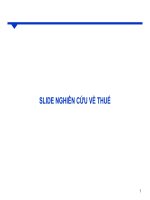 slide nghiên cứu về thuế