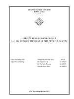 BÁO CÁO NGHIÊN CỨU CÁC NỘI DUNG CỤ THỂ QUẢN LÝ NHÀ NƯỚC VỀ DÂN TỘC