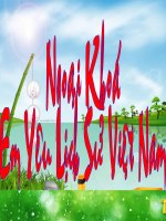 Ngoại khóa Lịch Sử