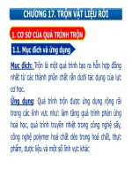 Chương 17 trộn vật liệu rời