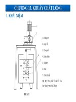 Chương 13 khuấy chất lỏng