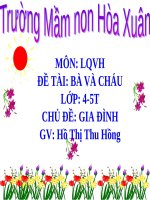 thơ-Bà và cháu