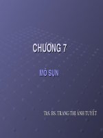 Bài giảng về  mô sụn