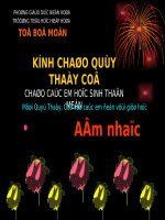 tuần 10 ôn tập bài hát những bông hoa những bài ca