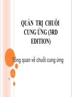 slide tổng quan về chuỗi cung ứng